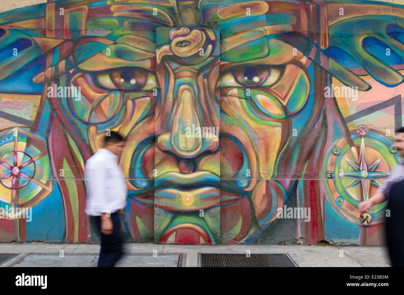 Street art in Lima ,Peru Stock Photo Alamy