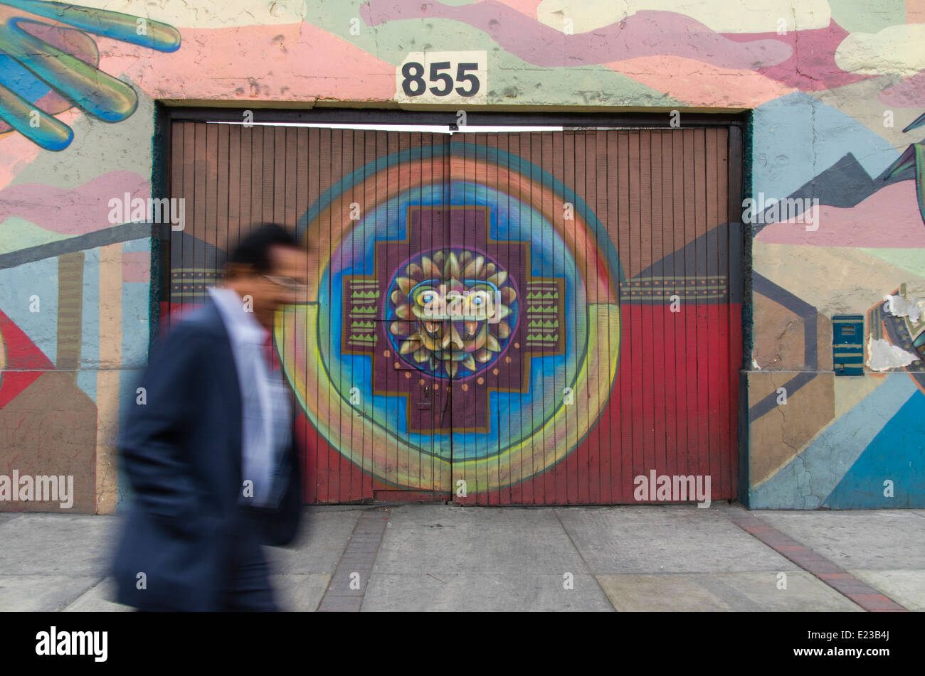 Street art in Lima ,Peru Stock Photo Alamy