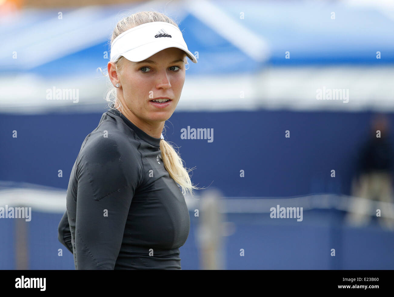 Eastbourne, UK. 14th June, 2014. Aegon International Caroline Wozniacki
