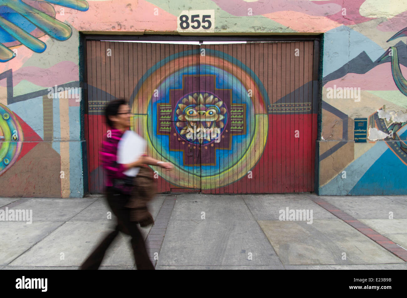 Street art in Lima ,Peru Stock Photo Alamy