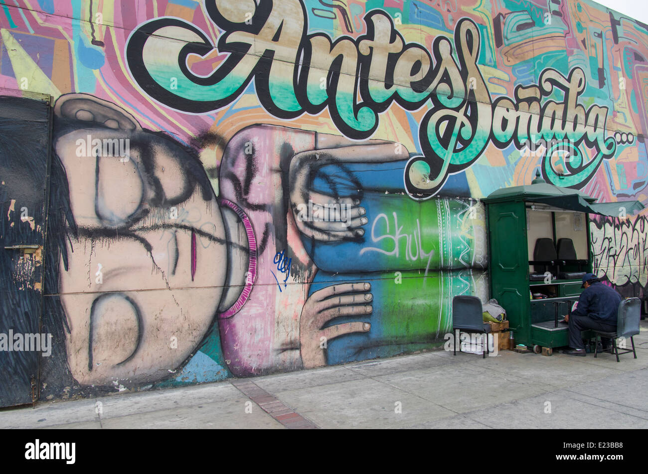 Street art in Lima ,Peru Stock Photo Alamy