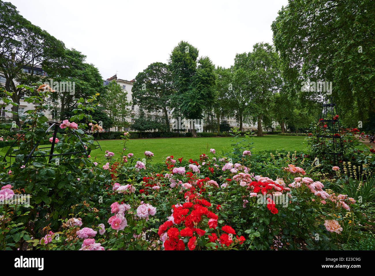 St George's Square Pimlico Westminster London UK Stock Photo