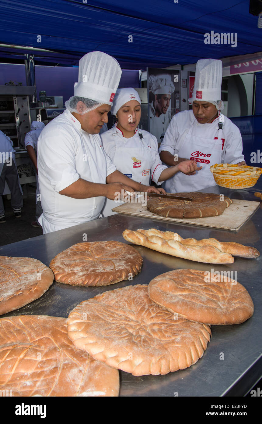 Food fair in Lima, Perú.Bread and bakery Stock Photo Alamy