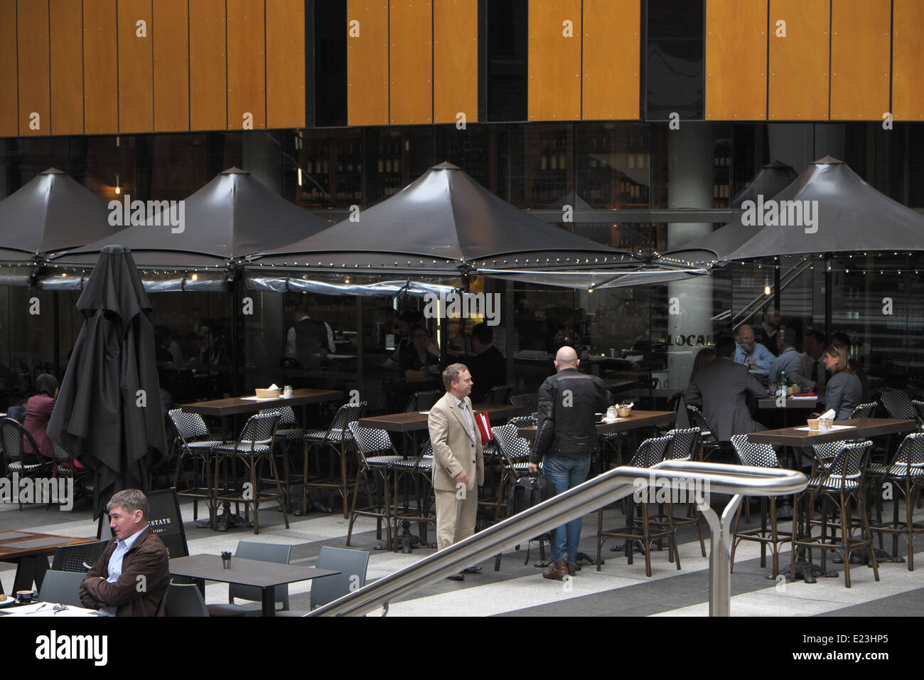 coffee shop in sydney city centre below corporate offices,NSW,Australia