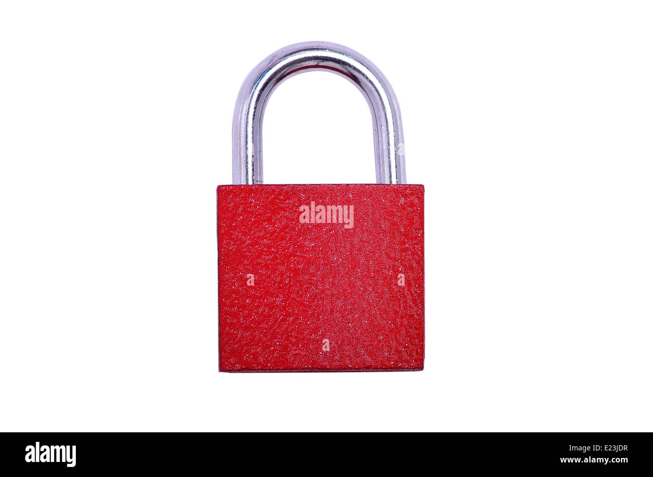 Isolated image of a red padlock Stock Photo Alamy