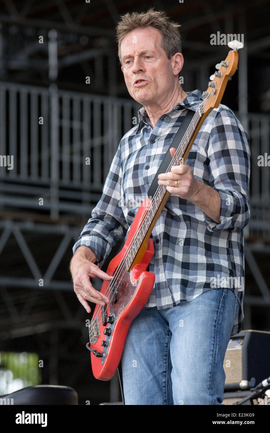 Manchester, Tennessee, USA. 14th June, 2014. Bassist JOHN PAUL JONES