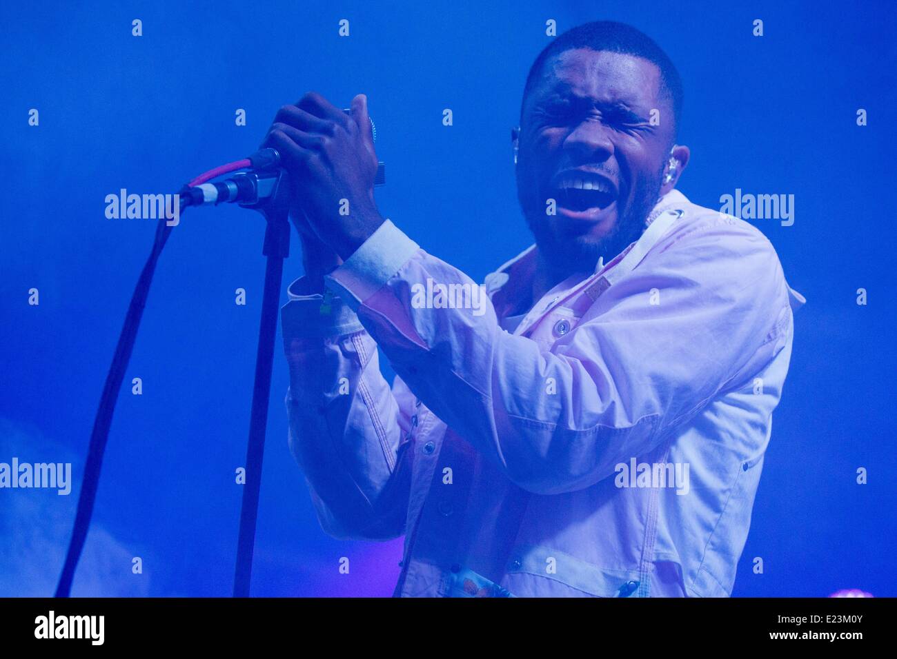 Manchester, Tennessee, USA. 14th June, 2014. Vocalist FRANK OCEAN