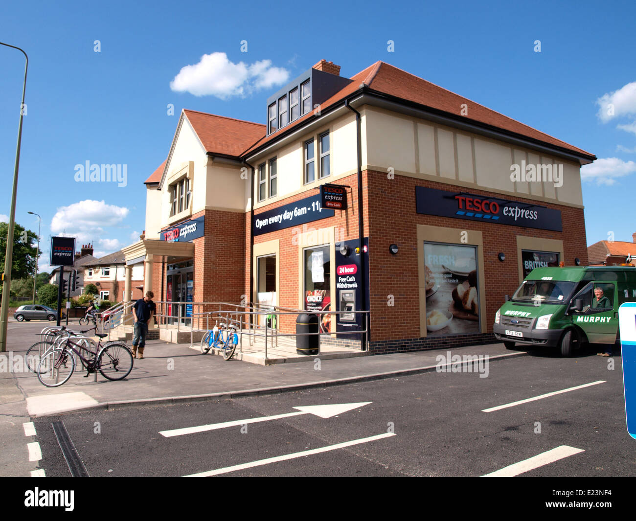 Tesco supermarket site hires stock photography and images Alamy