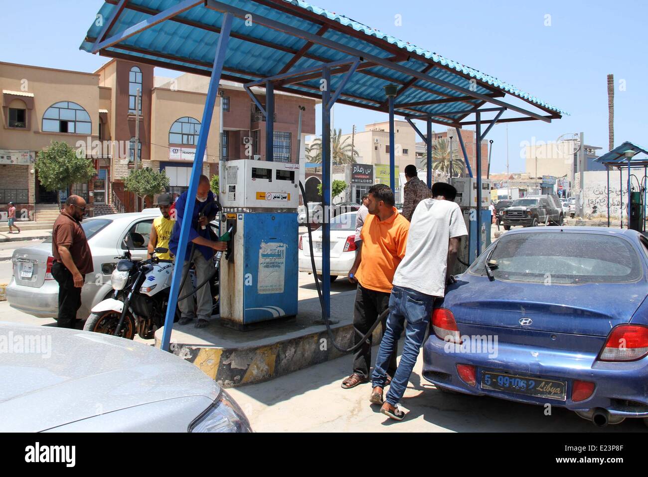 Libya fuel station hires stock photography and images Alamy