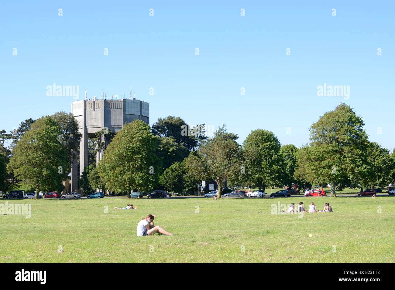 Water tower Bristol Downs, Clifton Bristol Stock Photo Alamy