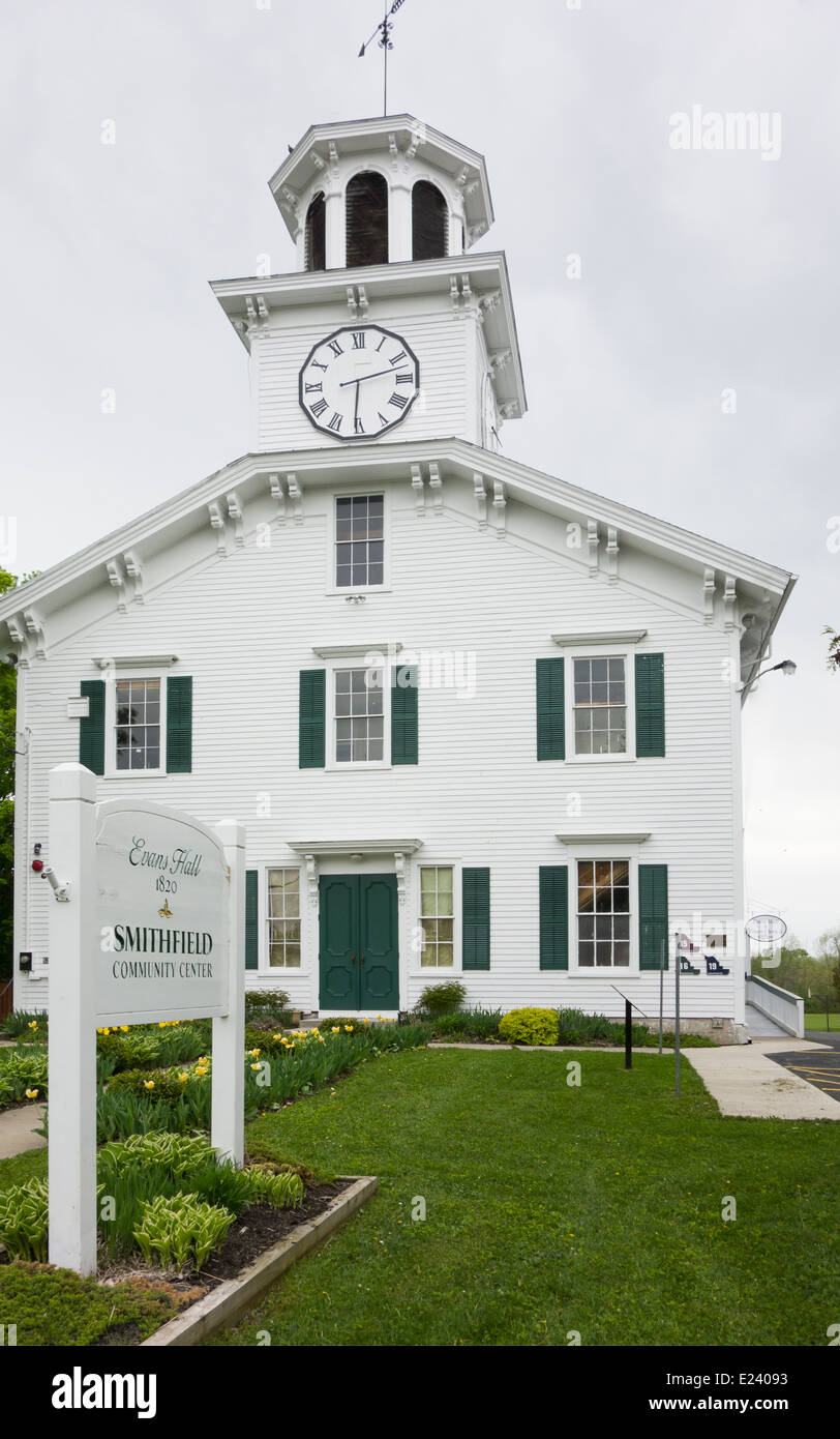 Smithfield community center in Peterboro NY Stock Photo Alamy