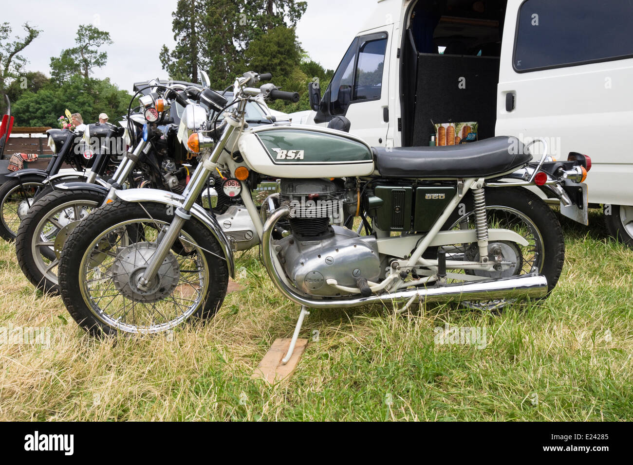 The 2014 Classic car show on the Meadow at Berkeley Castle Berkeley