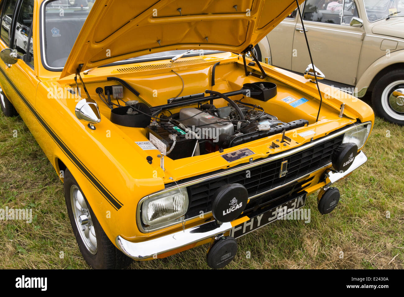 The 2014 Classic car show on the Meadow at Berkeley Castle Berkeley