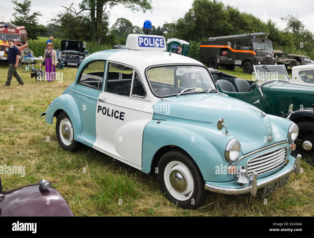 The 2014 Classic car show on the Meadow at Berkeley Castle Berkeley