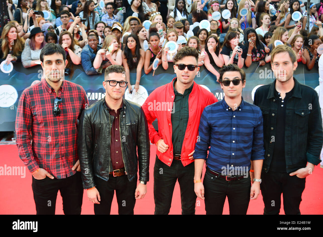 Toronto, Ontario, Canada. 15th June, 2014. Members of Canadian band