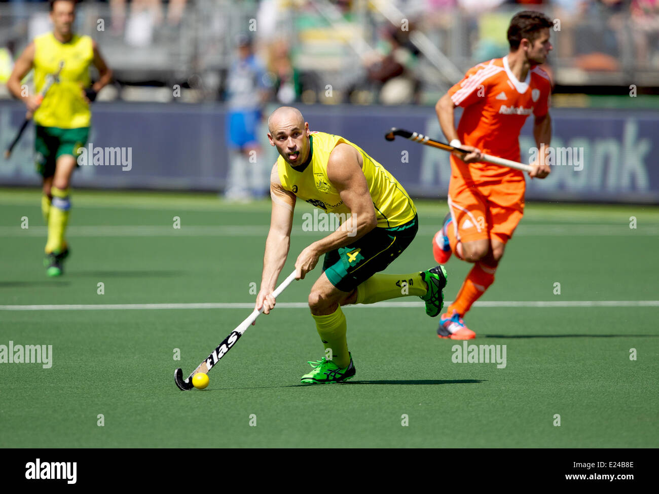 The Hague, Holland, The Netherlands. 15th June, 2014. Glenn Turner - Final - Australia 6 versus 1 Netherlands - Men's - Rabobank Hockey World Cup 2014 Credit:  Action Plus Sports/Alamy Live News Stock Photo