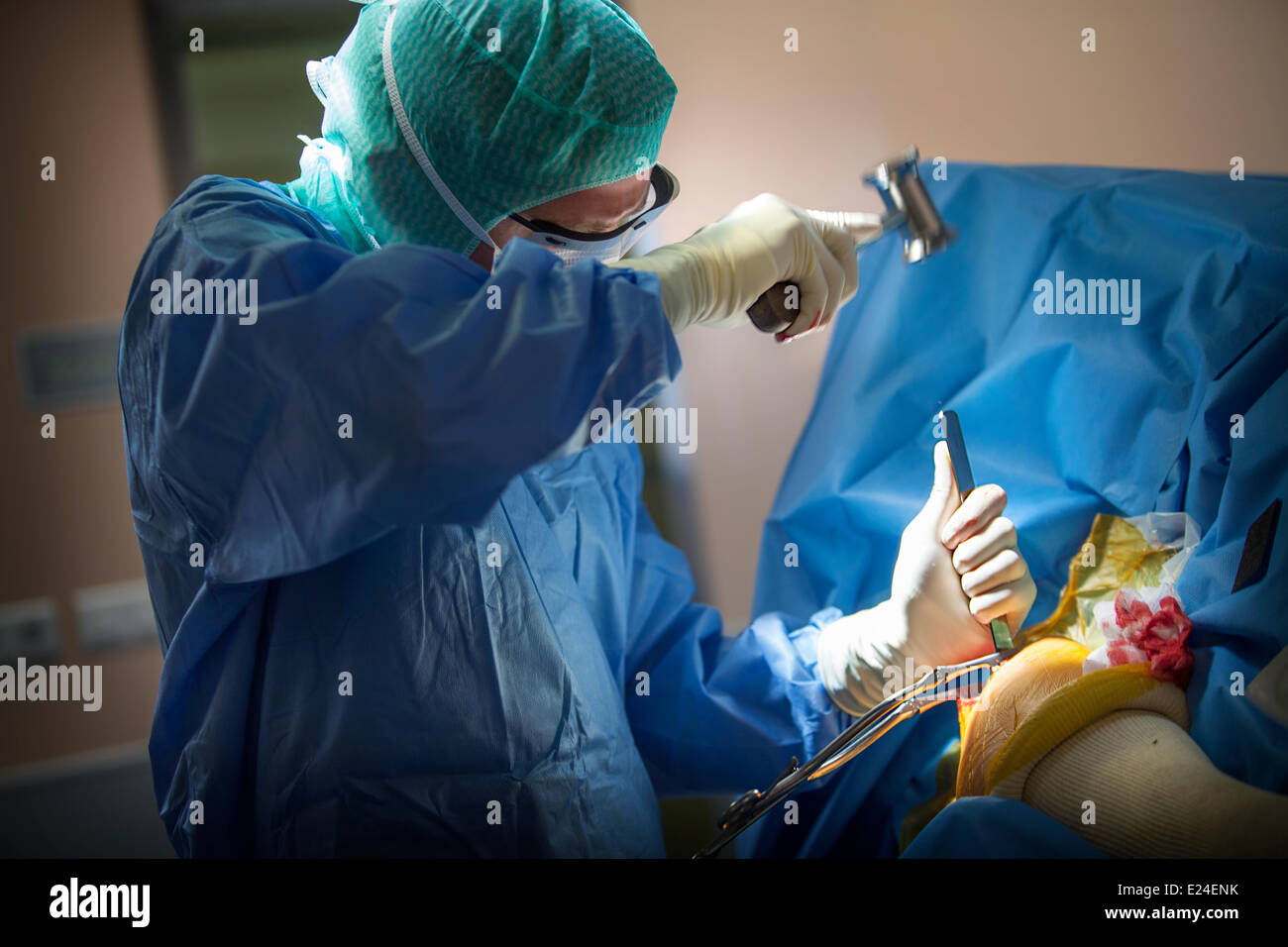 Orthopedic surgery Stock Photo