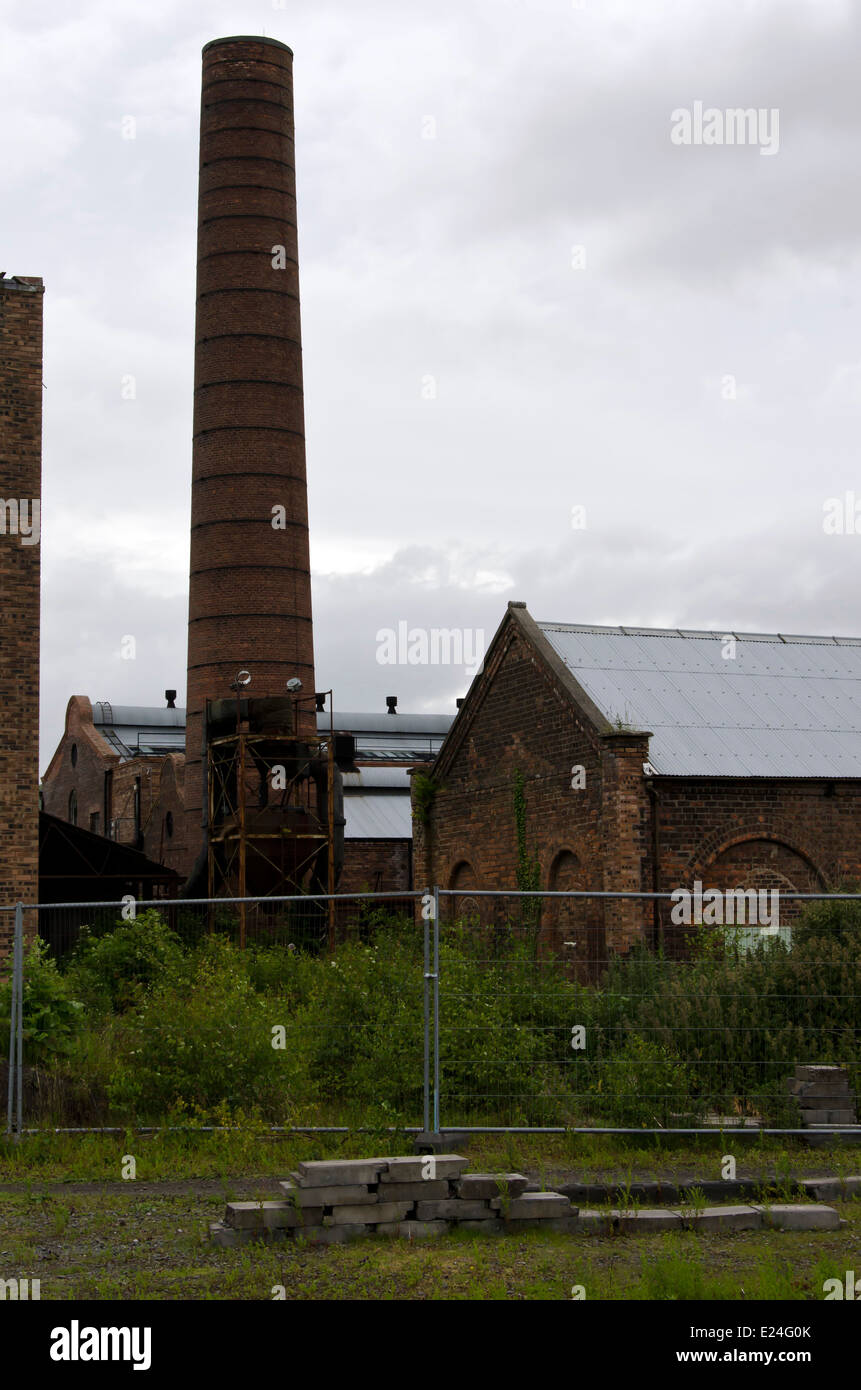The old Lady Victoria Colliery, a deep coal mine, which is now the Scottish Mining Museum, near Edinburgh, Scotland. Stock Photo