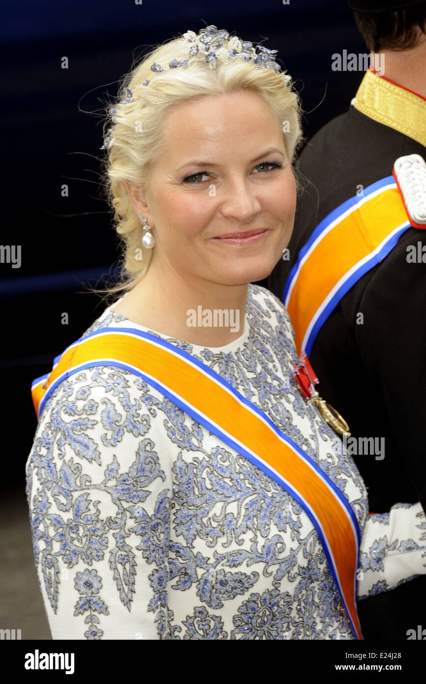 Royals guest arrivals at the inauguration of King Willem Alexander as ...