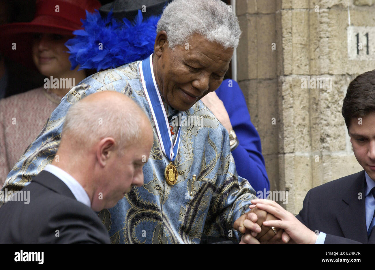 Nelson Mandela at Four Freedom Awards in Middelburg. Middelburg, The