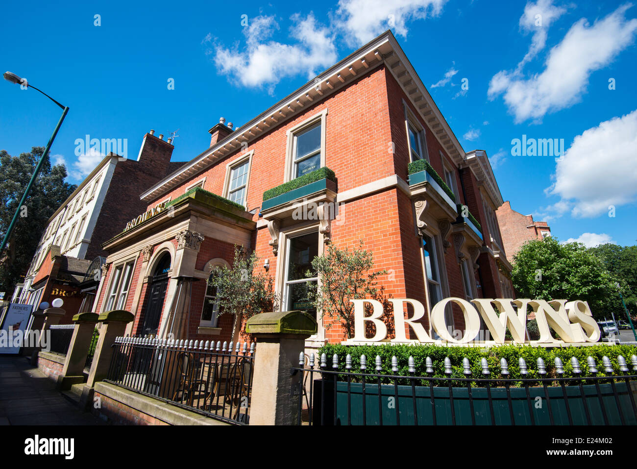 Browns Restaurant Nottingham City Centre, Nottinghamshire England UK