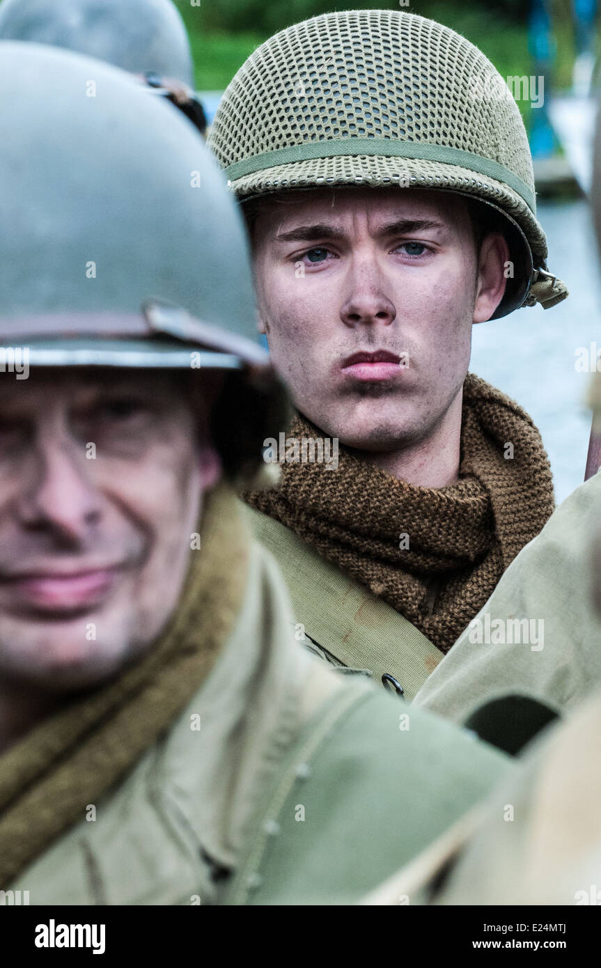 A reenactment, or reenactment, group specialising in American GIs of