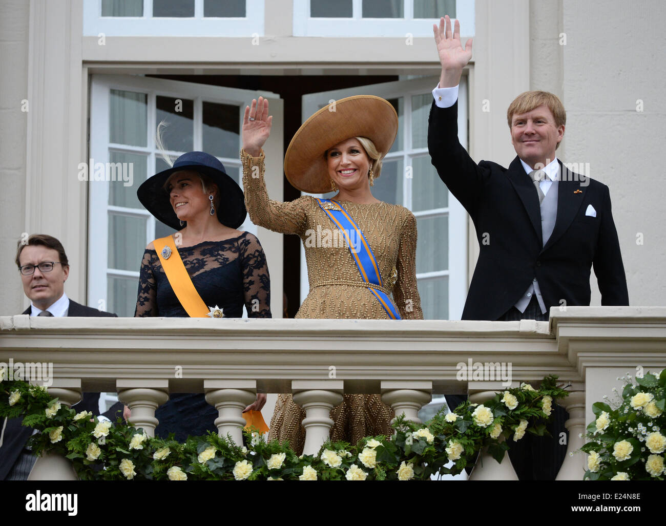 Queen Maxima and King Willem-Alexander of The Netherlands celebrate the ...