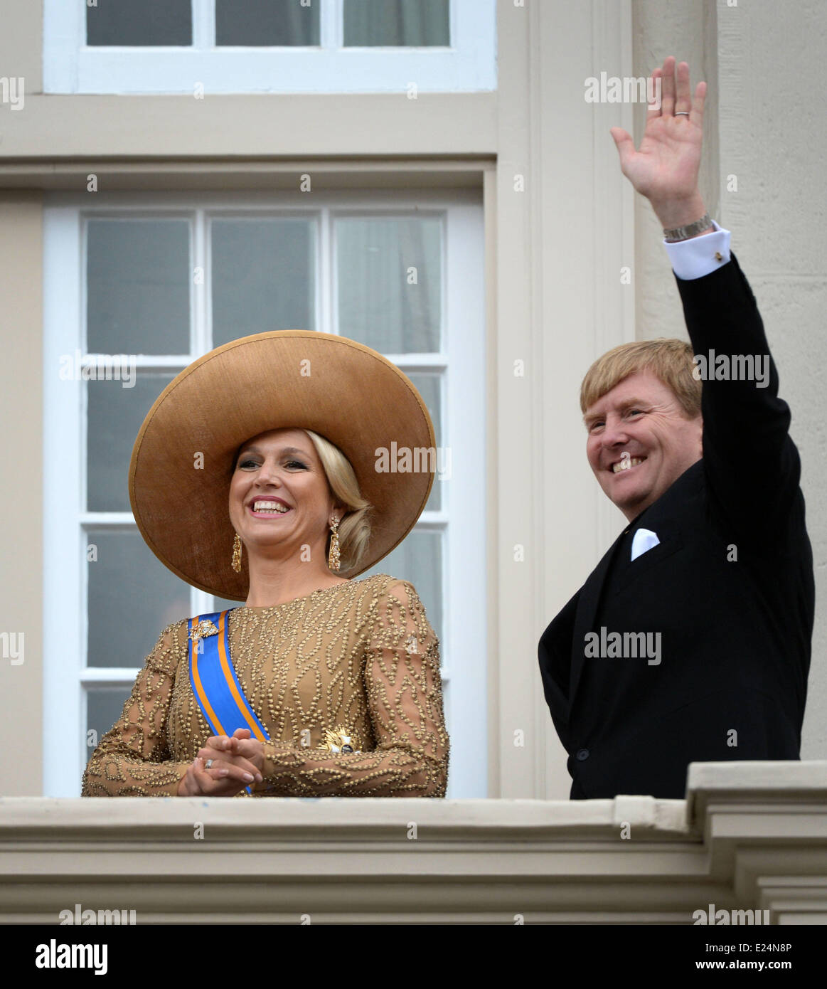 Queen Maxima and King Willem-Alexander of The Netherlands celebrate the ...