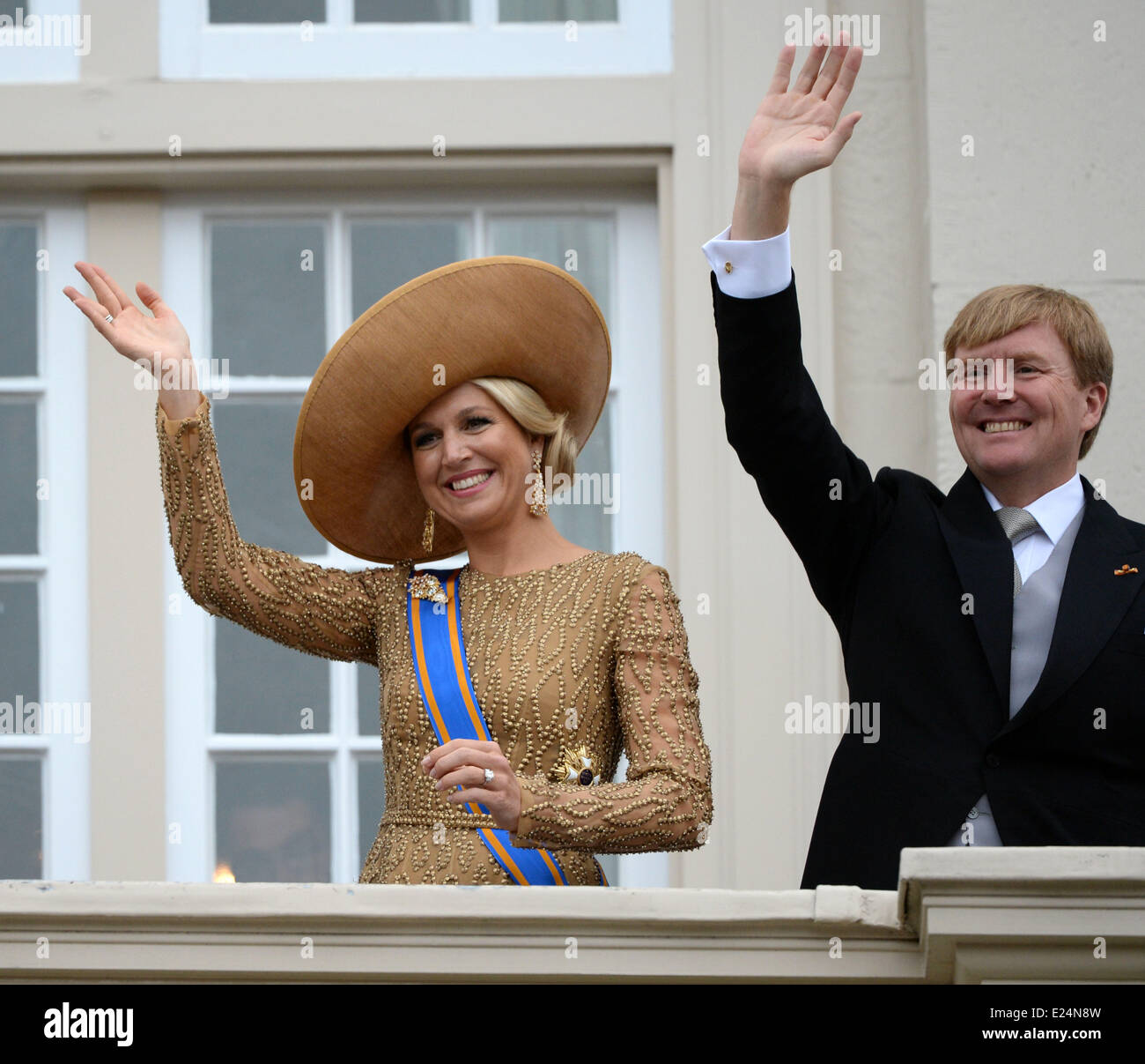 Queen Maxima and King Willem-Alexander of The Netherlands celebrate the ...