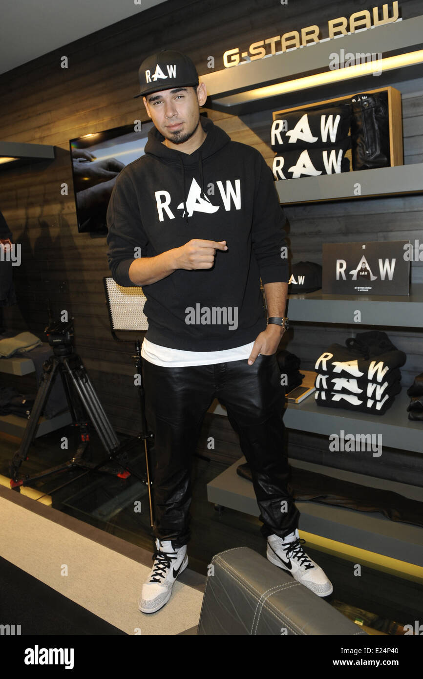 DJ Afrojack launching his limited collection by G-Star RAW. Featuring:  Afrojack Where: Amsterdam, Netherlands When: 07 Nov 2013 Stock Photo - Alamy