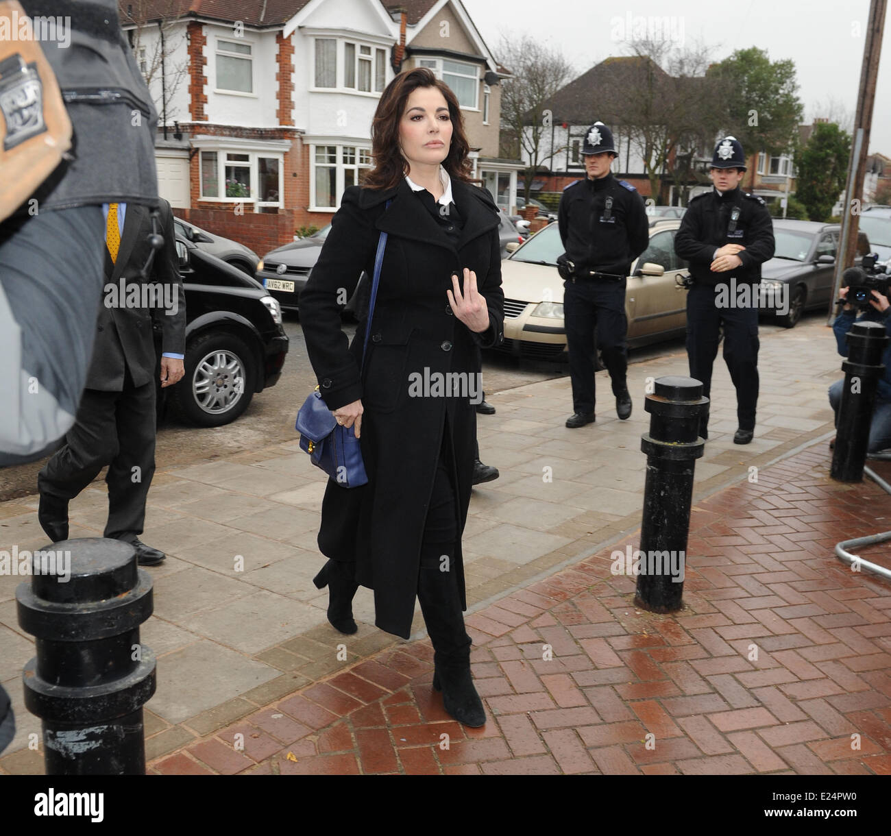 Nigella Lawson arriving at Isleworth Crown Court. London, England - 4.