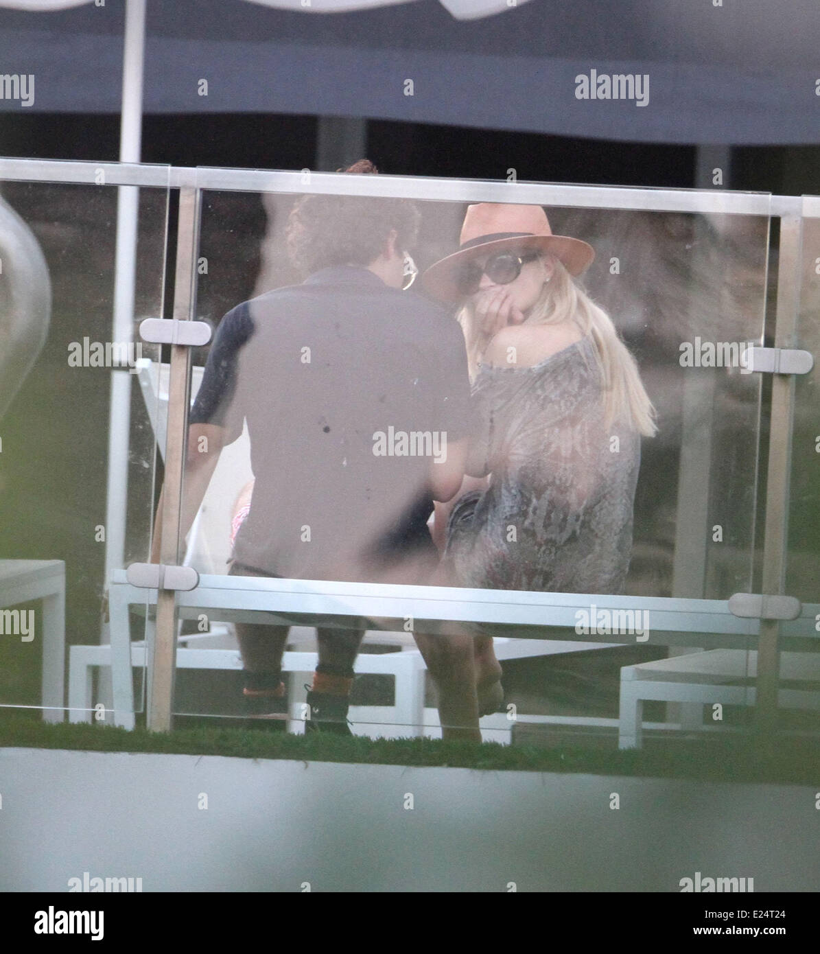 Emma Rigby and Ed Speleers enjoy the sun during a holiday in Miami Beach Featuring Emma Rigby