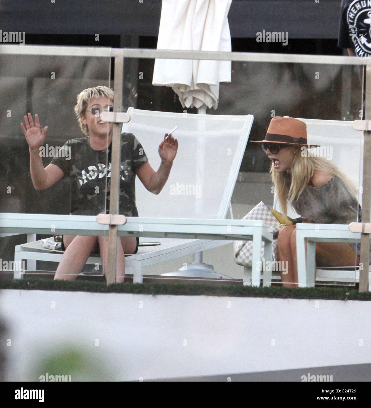 Emma Rigby and Ed Speleers enjoy the sun during a holiday in Miami Beach Featuring Emma Rigby