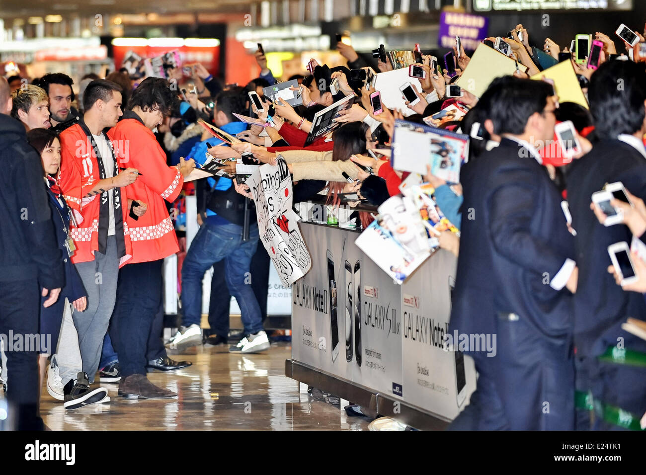 One Direction arrive at Narita International Airport Featuring: Niall ...