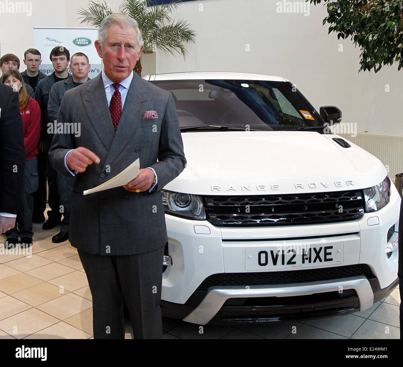 Prince Charles, Prince of Wales visits the Jaguar Land Rover ...