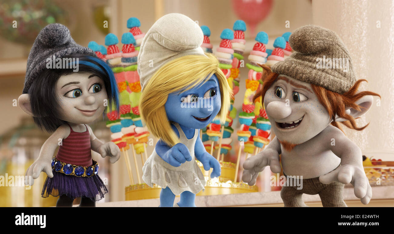 Film stills from the upcoming animated comedy 'The Smurfs 2' featuring Sofia Vergara, Neil Patrick Harris and Katy Perry (2013). Directed by Raja Gosnell Featuring: The Smurfs Where: United States When: 31 Film stills from the upcoming animated comedy 'The Smurfs 2' featuring Sofia Vergara, Neil Patrick Harris and Katy Perry (2013). Directed by Raja Gosnell Featuring: The Smurfs Where: United States When: 31