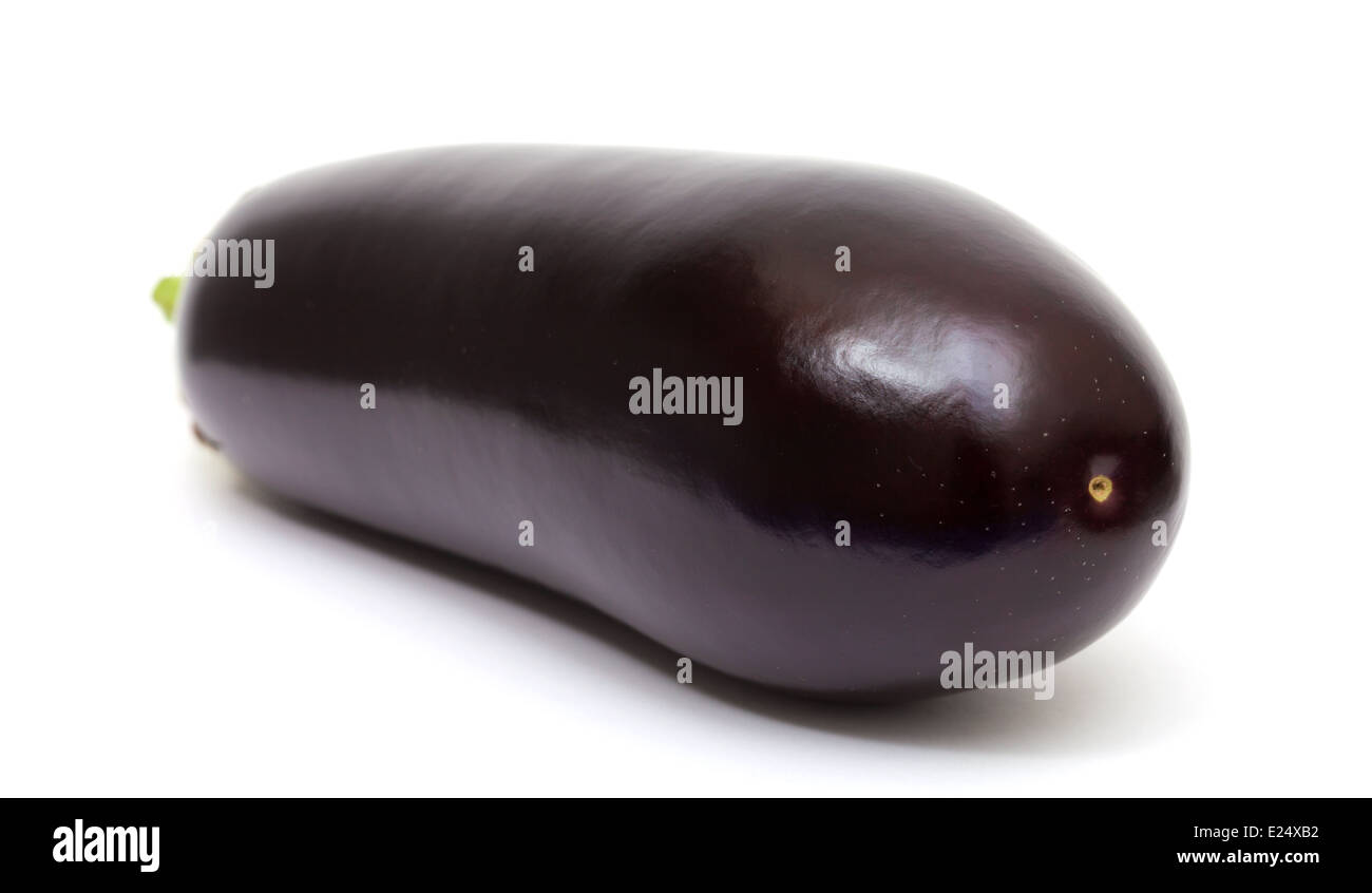 eggplant isolated on white Stock Photo