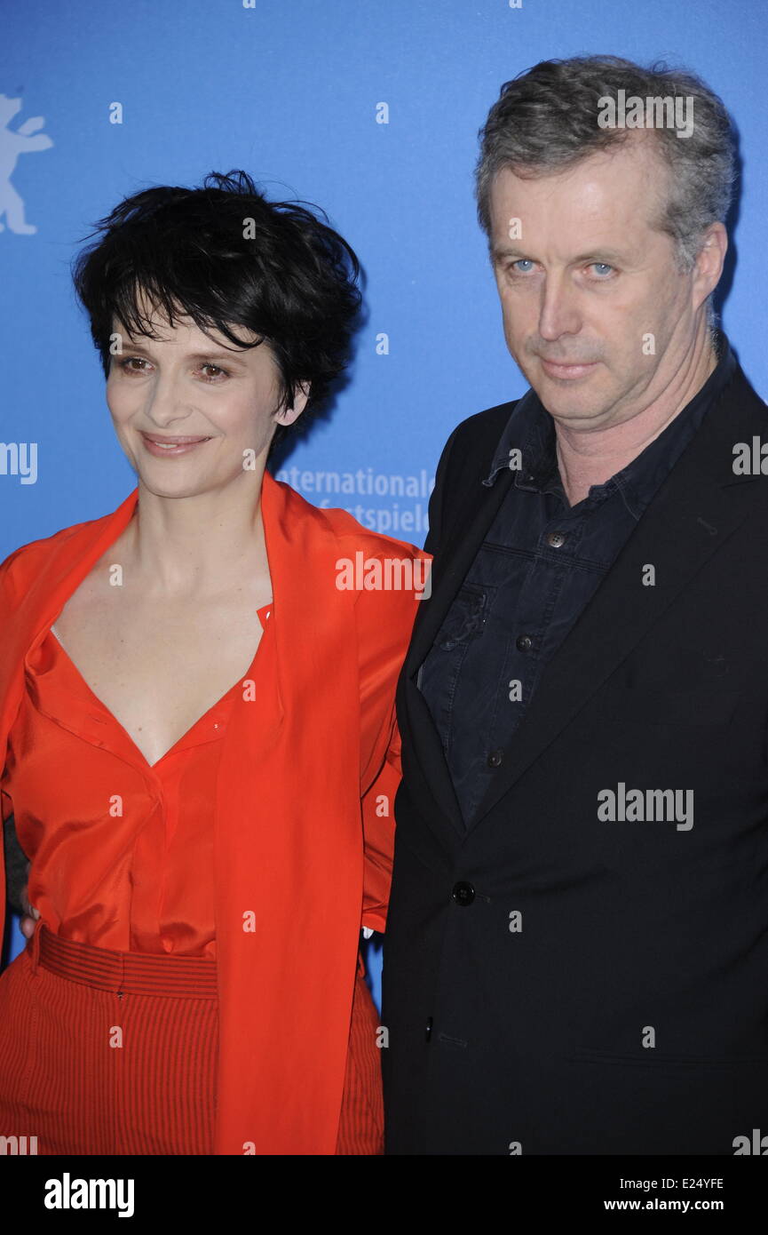 63rd annual Berlin International Film Festival (Berlinale) -  Camille Claudel 1915 photocall at Grand Hyatt hotel  Featuring: Juliette Binoche,Bruno Dumont Where: Berlin, Germany When: 12 Feb 2013 Stock Photo