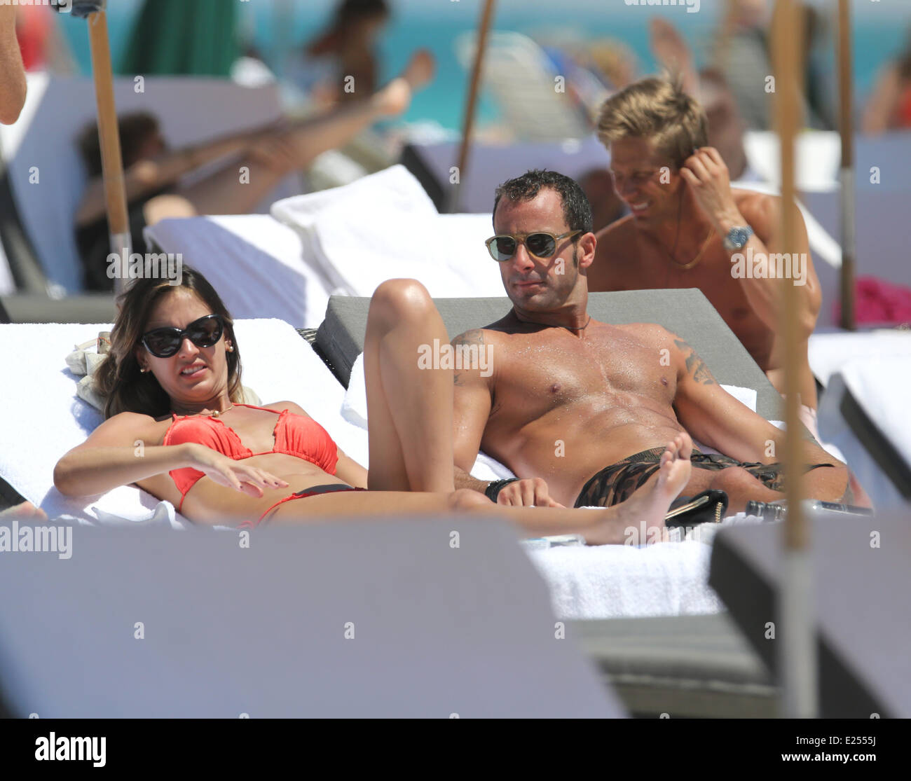 Shannon De Lima enjoys the day on Miami Beach with her new boyfriend and  some friends Featuring: Shannon De Lima Where: Miami Beach, Florida, United  States When: 30 Mar 2013 Stock Photo - Alamy