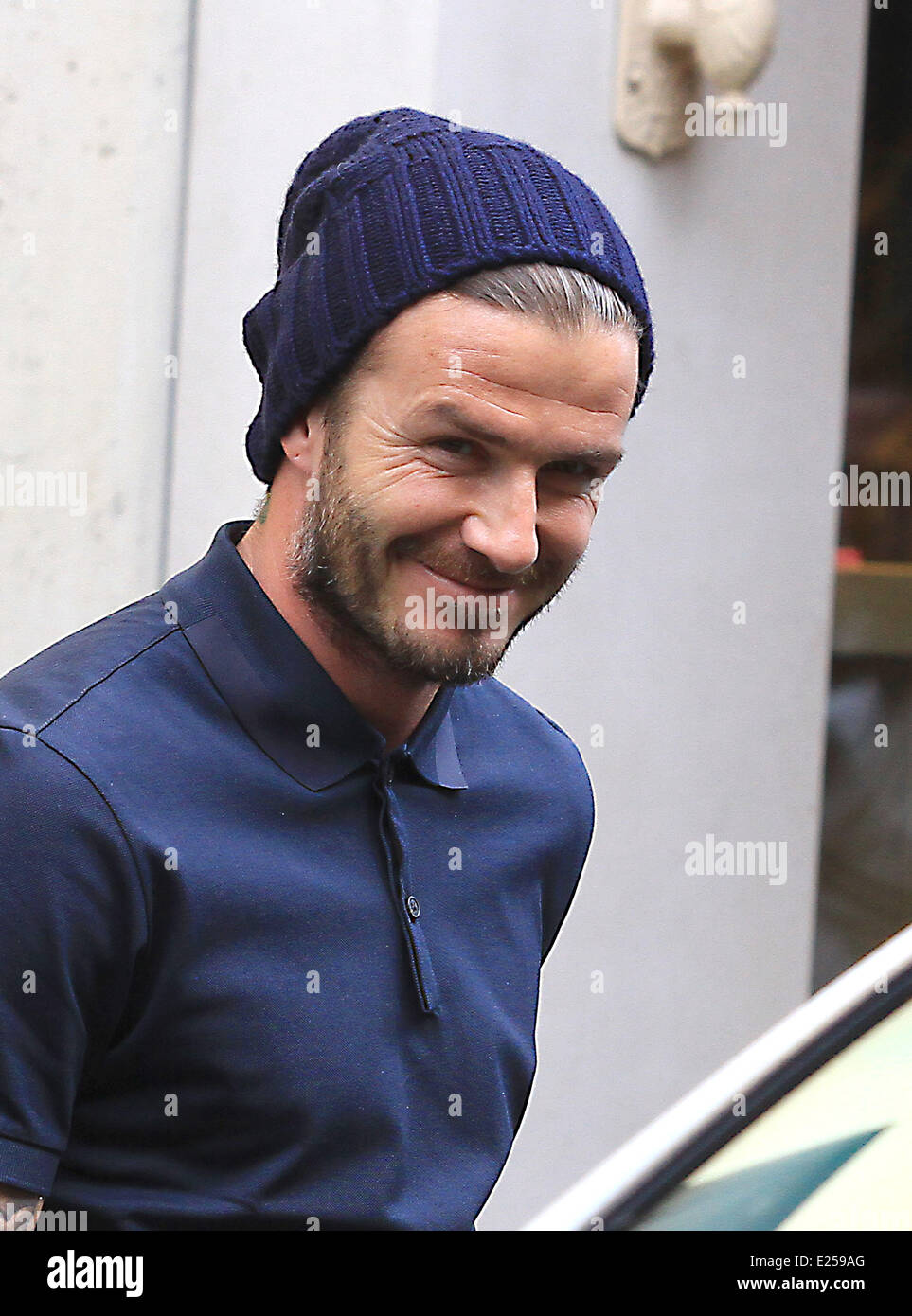 David Beckham and Victoria Beckham are seen shopping at Balenciaga and  later head to Hotel Costes Featuring: David Beckham Where: Paris, France  When: 04 May 2013 Stock Photo - Alamy