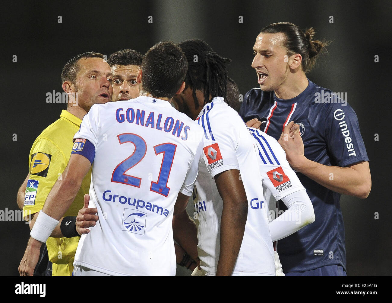 Paris SaintGermain (PSG) vs. Olympique Lyonnais at Stade de Gerland