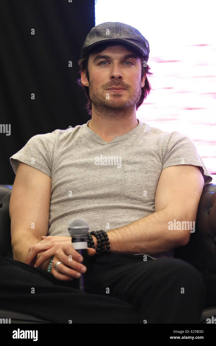Q&A at The Vampire Diaries Convention at the Hotel Park Hyatt Featuring