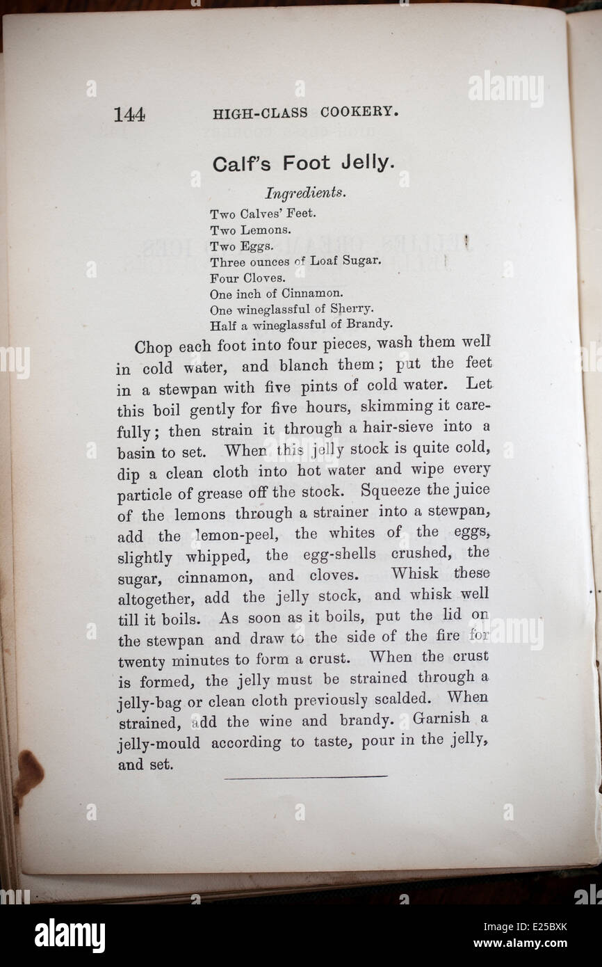 Calf’s foot jelly hires stock photography and images Alamy