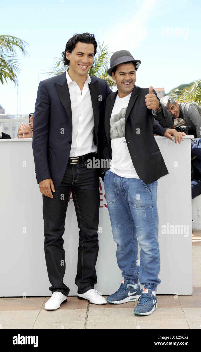 66th Cannes Film Festival - 'Ne Quelque Part' - Photocall Featuring: Tewfik  Jallab,Jamel Debbouze Where: Cannes, France When: 21 May 2013 Stock Photo -  Alamy, image size:796x1390