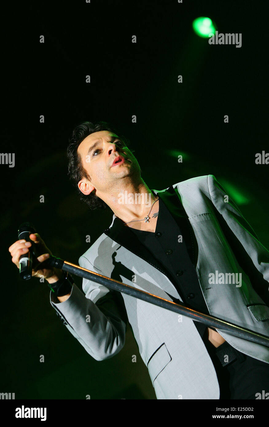 English electronic music band Depeche Mode performing at Dom sportova