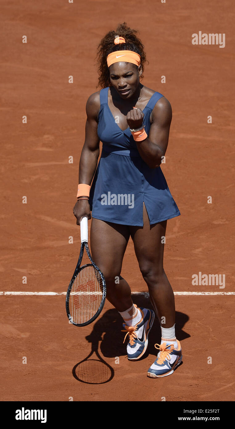 Roland Garros French Open tennis - Women's Quarter Final - Serena ...