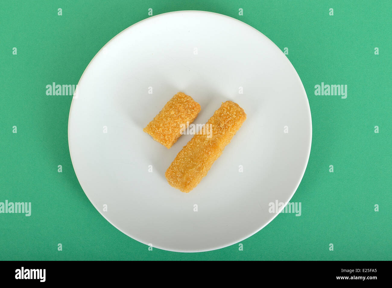 Ons And A Half Fish Fingers Providing 100 Calories Stock Image Ons And A Half Fish Fingers Providing 100 Calories Stock Image