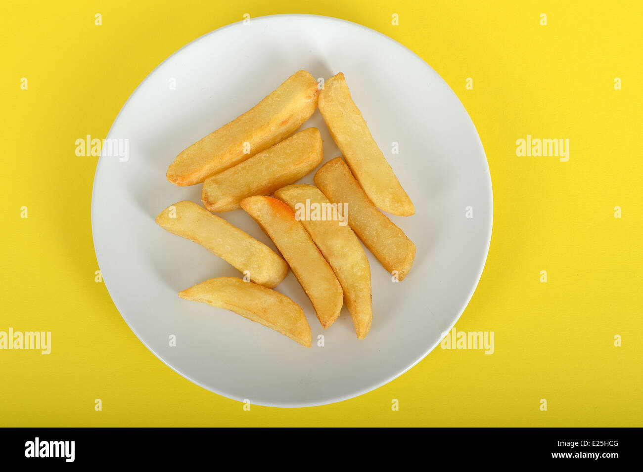 Portion of Chips Providing 100 Calories Stock Photo