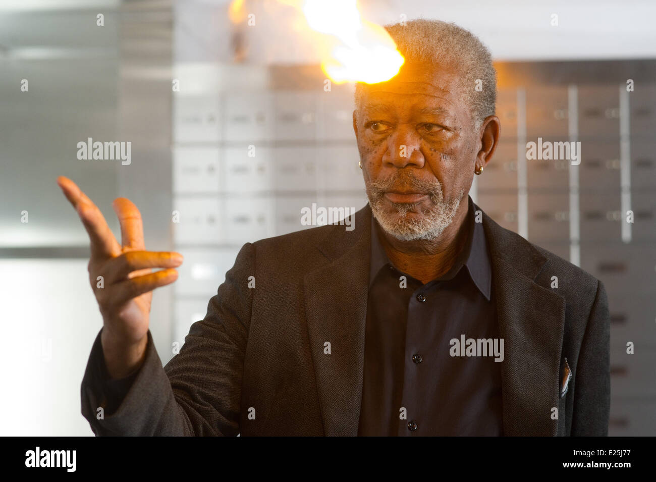 Morgan Freeman in film 'Insaisissables' (titre original: NOW YOU SEE ME) sortie juillet 2013  Featuring: Morgan Freeman Where: Etats-Unis When: 15 Feb 2012 Stock Photo