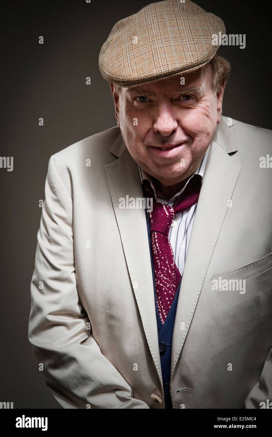 Studio portraits of English actor Timothy Spall OBE from a privately commissioned previously unpublished shoot. Stock Photo